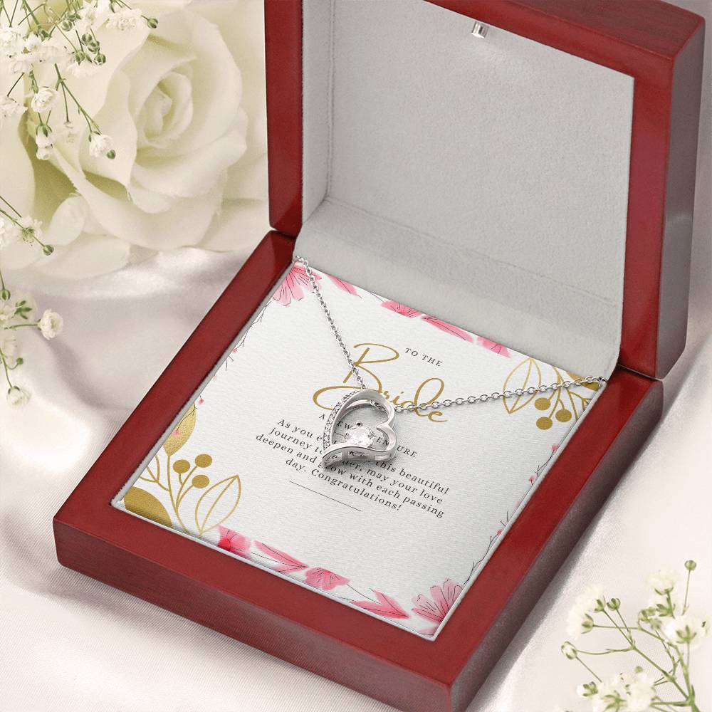 To the Bride – New Beginnings Necklace: A Gift for the Journey of Love and Adventure Ahead