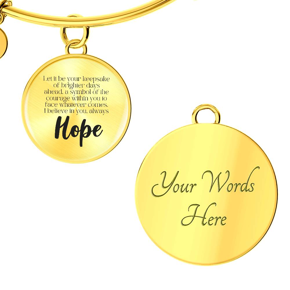 Brighter Days Ahead" Hope Bracelet – A Keepsake Gift of Strength & Resilience