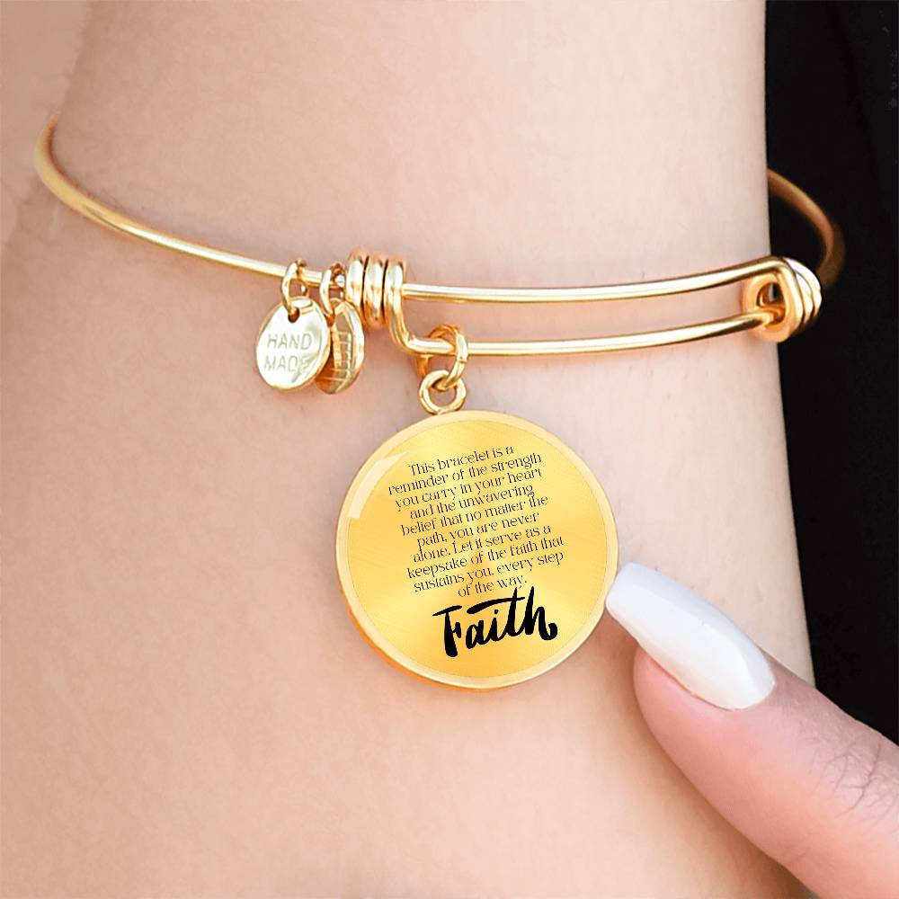Unwavering Faith" Keepsake Bracelet – A Symbol of Strength and Resilience