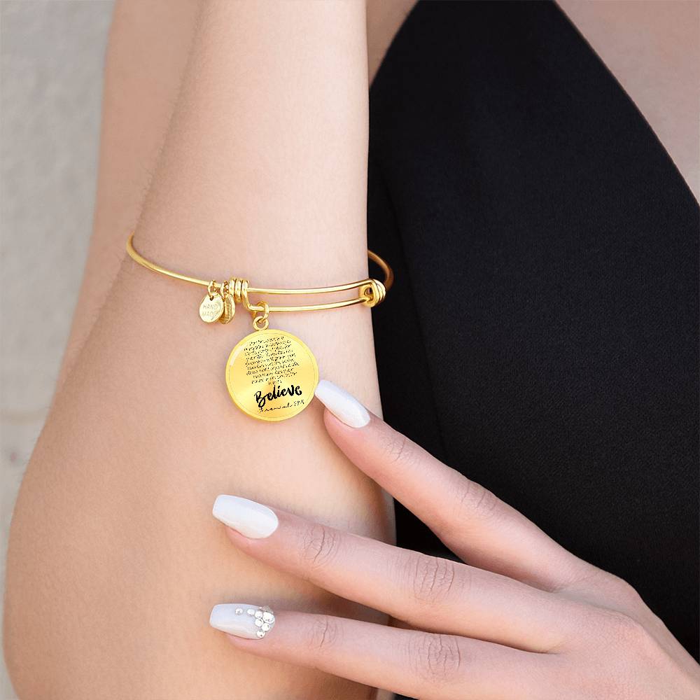 Believe in His Promises" Bracelet – A Faithful Reminder of God's Plan