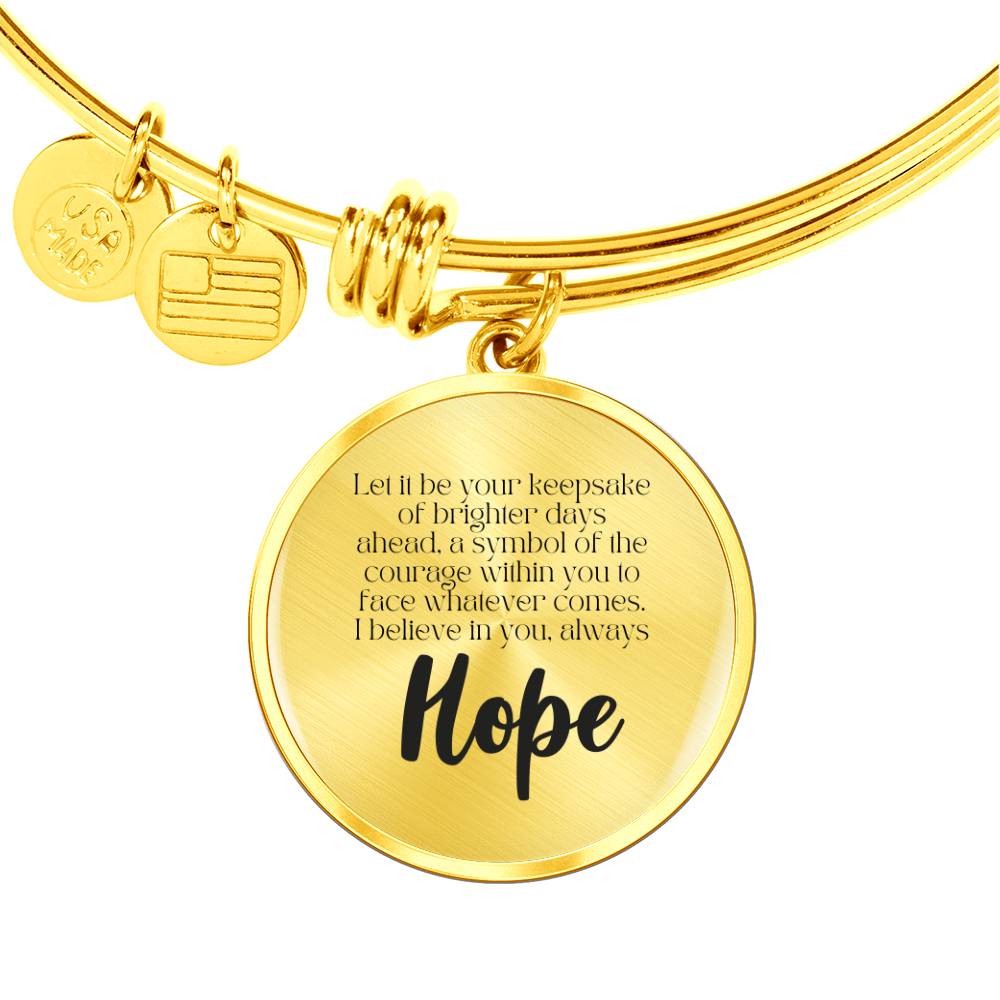 Brighter Days Ahead" Hope Bracelet – A Keepsake Gift of Strength & Resilience