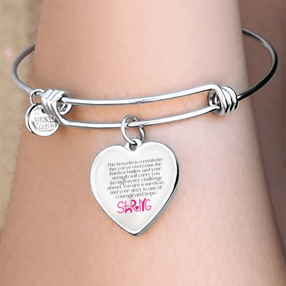 Survivor Strength Bracelet – A Gift of Courage, Resilience, and Hope-Cancer Awareness