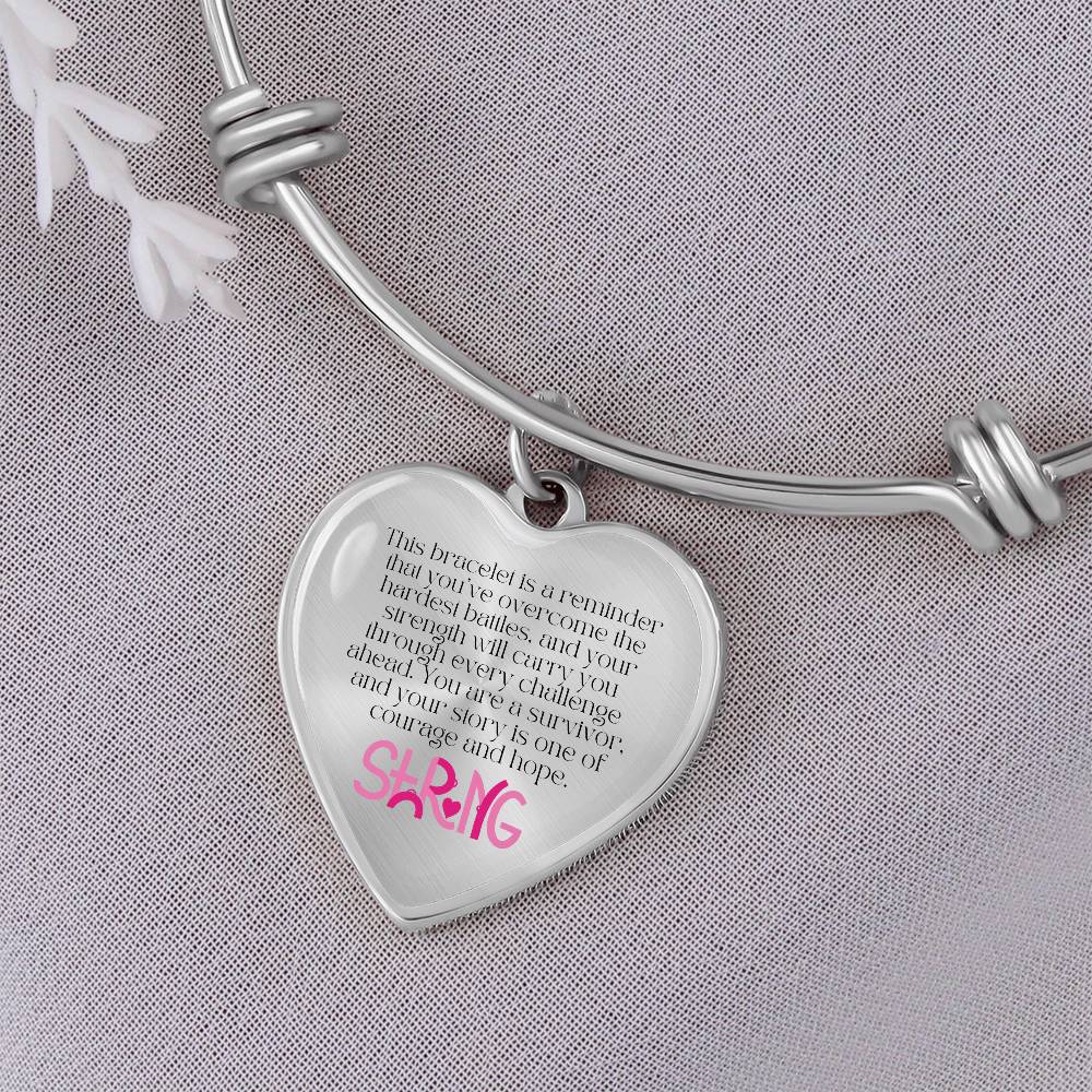 Survivor Strength Bracelet – A Gift of Courage, Resilience, and Hope-Cancer Awareness