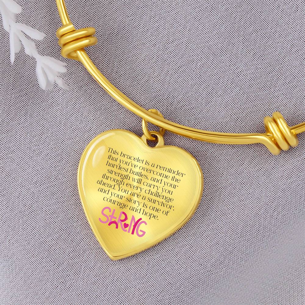 Survivor Strength Bracelet – A Gift of Courage, Resilience, and Hope-Cancer Awareness