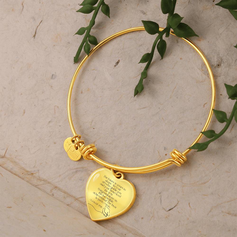 To Graduate: Shape Your Future Graduation Gift Bracelet – A Keepsake to Celebrate New Beginnings Class of 2025