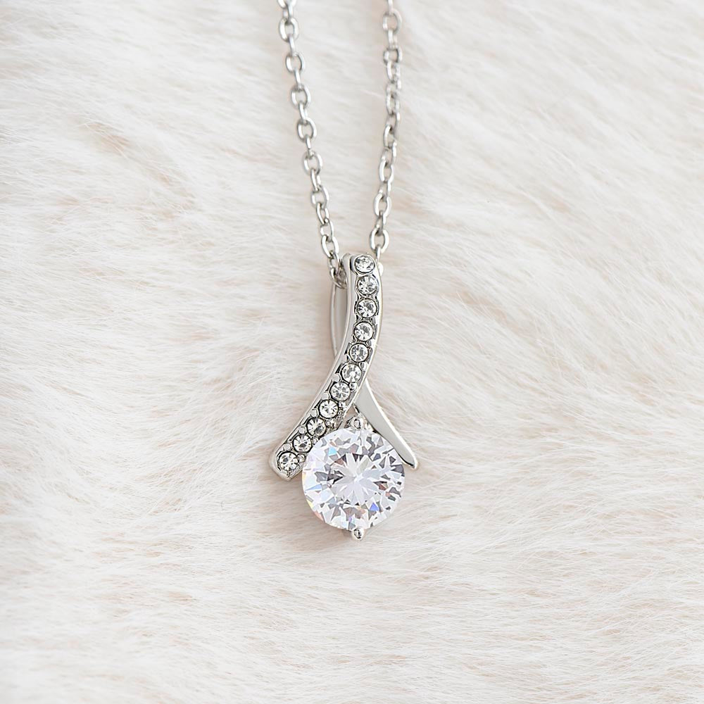 To My Girlfriend – My Love, My Heart Necklace: A Timeless Keepsake of Our Special Bond