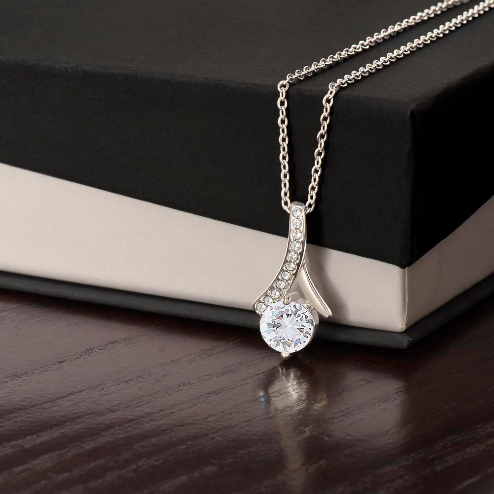 To My Girlfriend – My Love, My Heart Necklace: A Timeless Keepsake of Our Special Bond