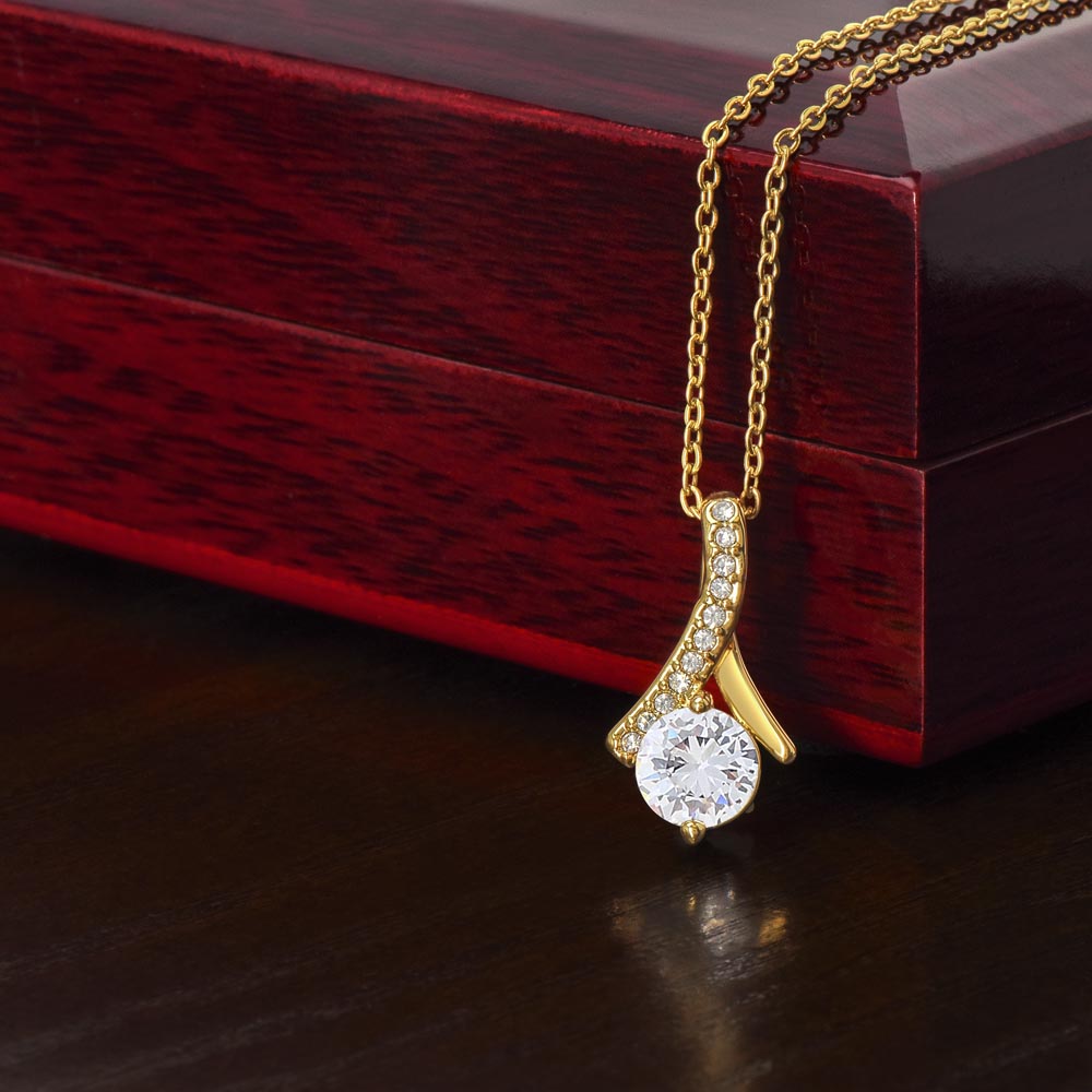 To My Girlfriend – My Love, My Heart Necklace: A Timeless Keepsake of Our Special Bond