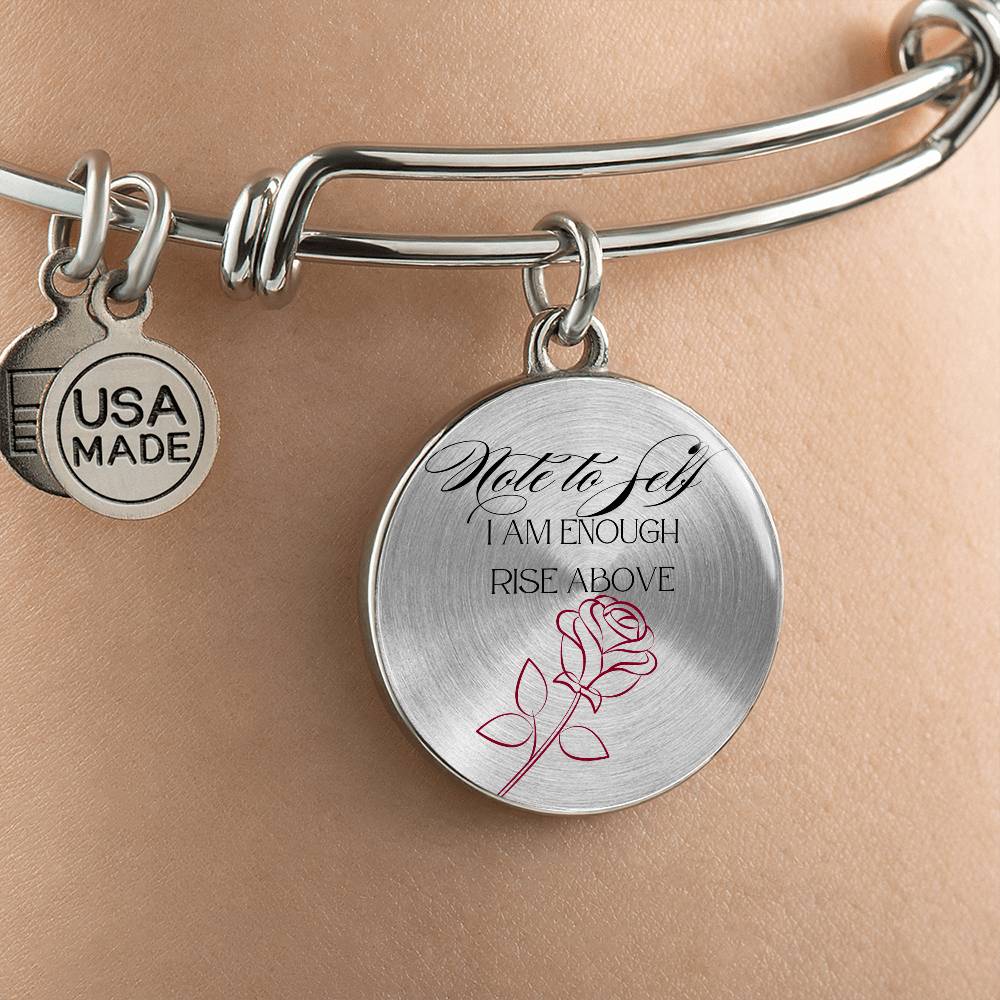 To Your Inner Strength Bracelet - A Gift of Encouragement and Self-Love | I Am Enough, Rise Above
