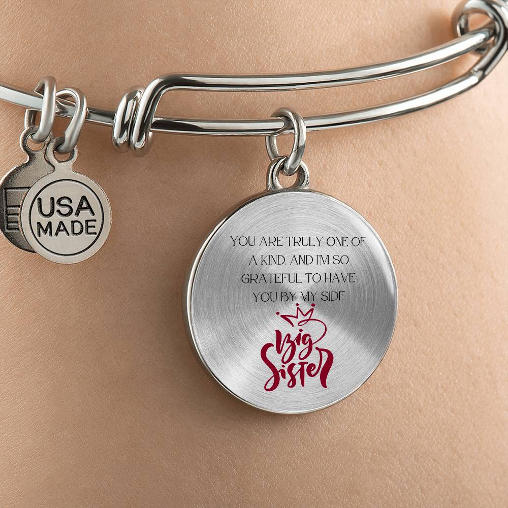 A Perfect Gift for Big Sister: You Are Truly One of a Kind, and I'm So Grateful to Have You by My Side Bracelet | Gift for Big Sister