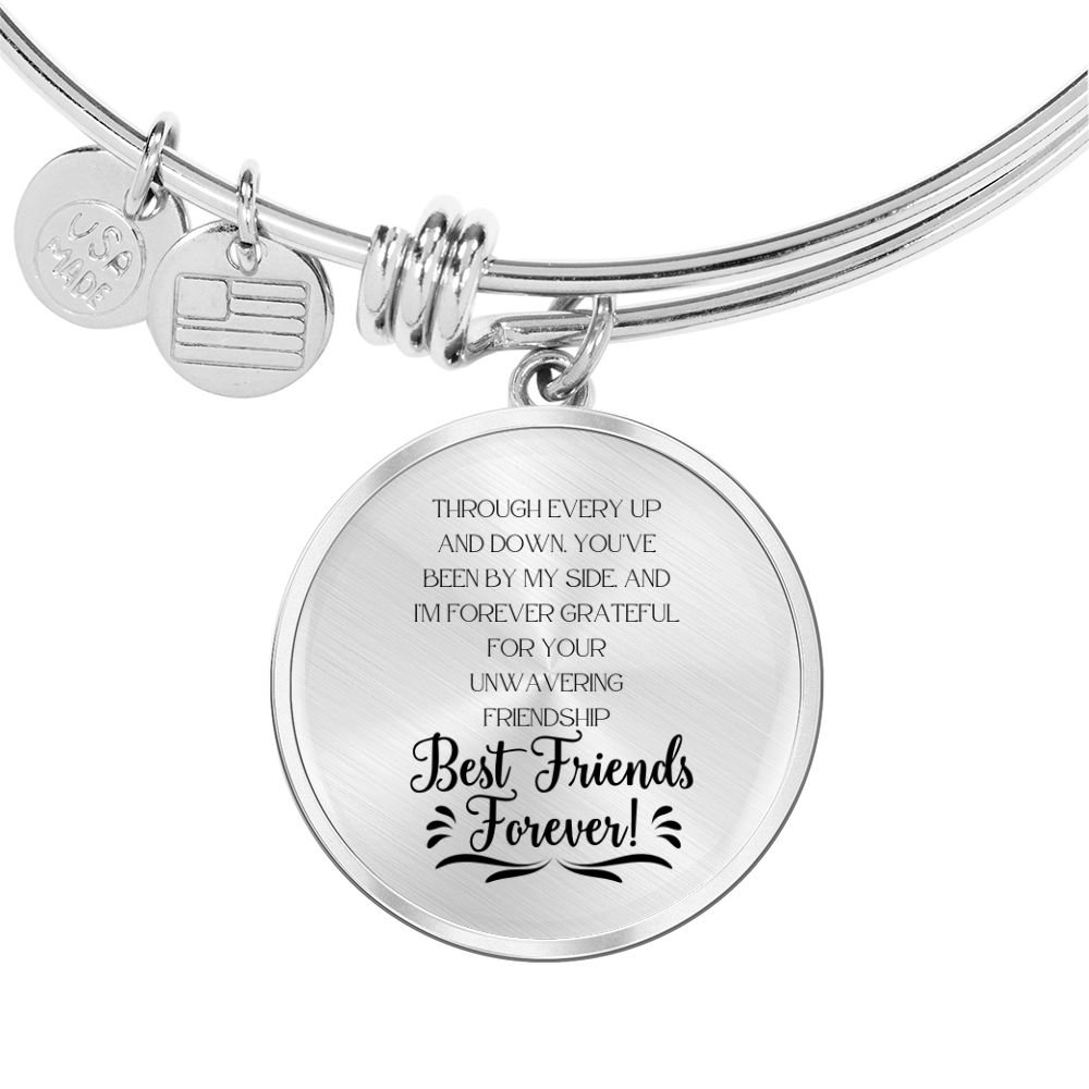 Best Friend Gift: Through Every Up and Down, You've Been by My Side: A Gift of Gratitude for My Best Friend | Perfect Bracelet for Her