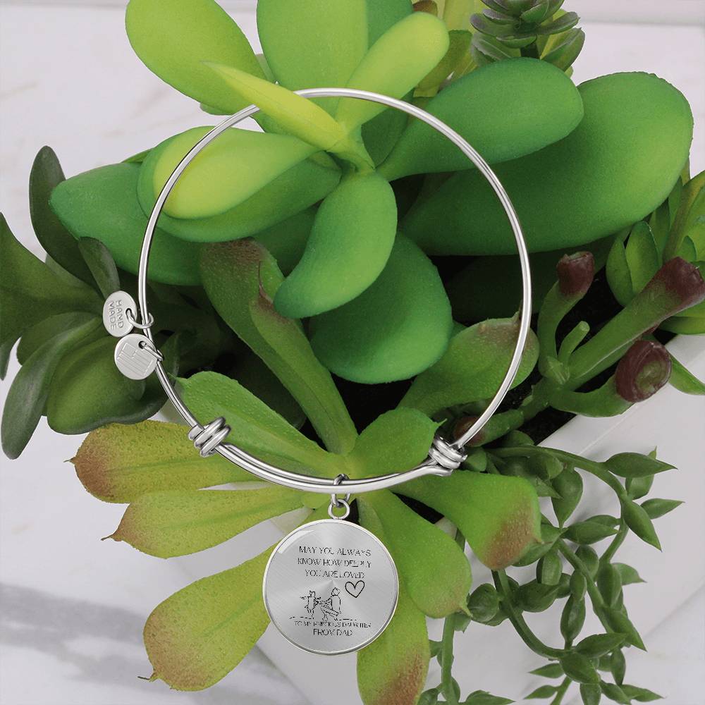 To My Precious Daughter Bracelet - May You Always Know How Deeply You Are Loved | A Gift From DAD