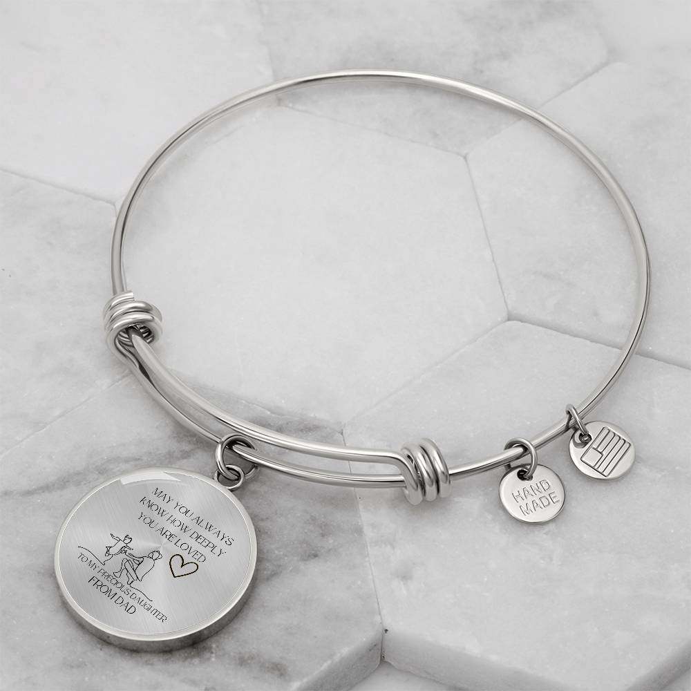To My Precious Daughter Bracelet - May You Always Know How Deeply You Are Loved | A Gift From DAD