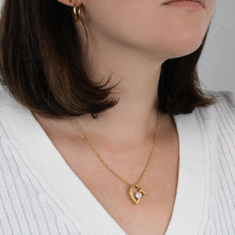 To My Daughter – Forever Loved Necklace: A Gift of Unending Affection and Support