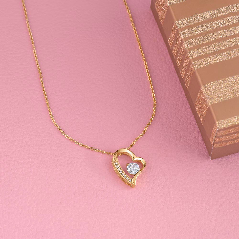 To My Girlfriend – Forever Grateful Necklace: A Timeless Keepsake of Love and Appreciation