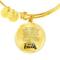 Unwavering Faith" Keepsake Bracelet – A Symbol of Strength and Resilience
