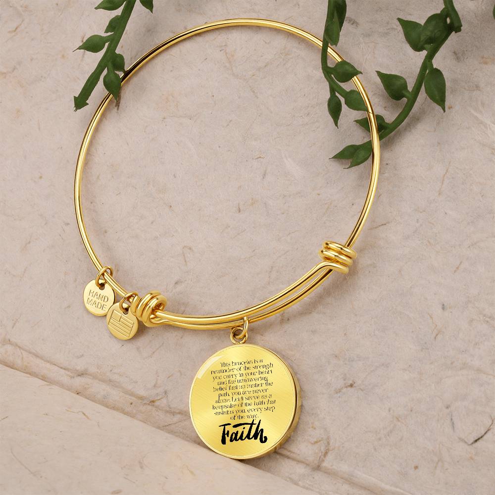 Unwavering Faith" Keepsake Bracelet – A Symbol of Strength and Resilience