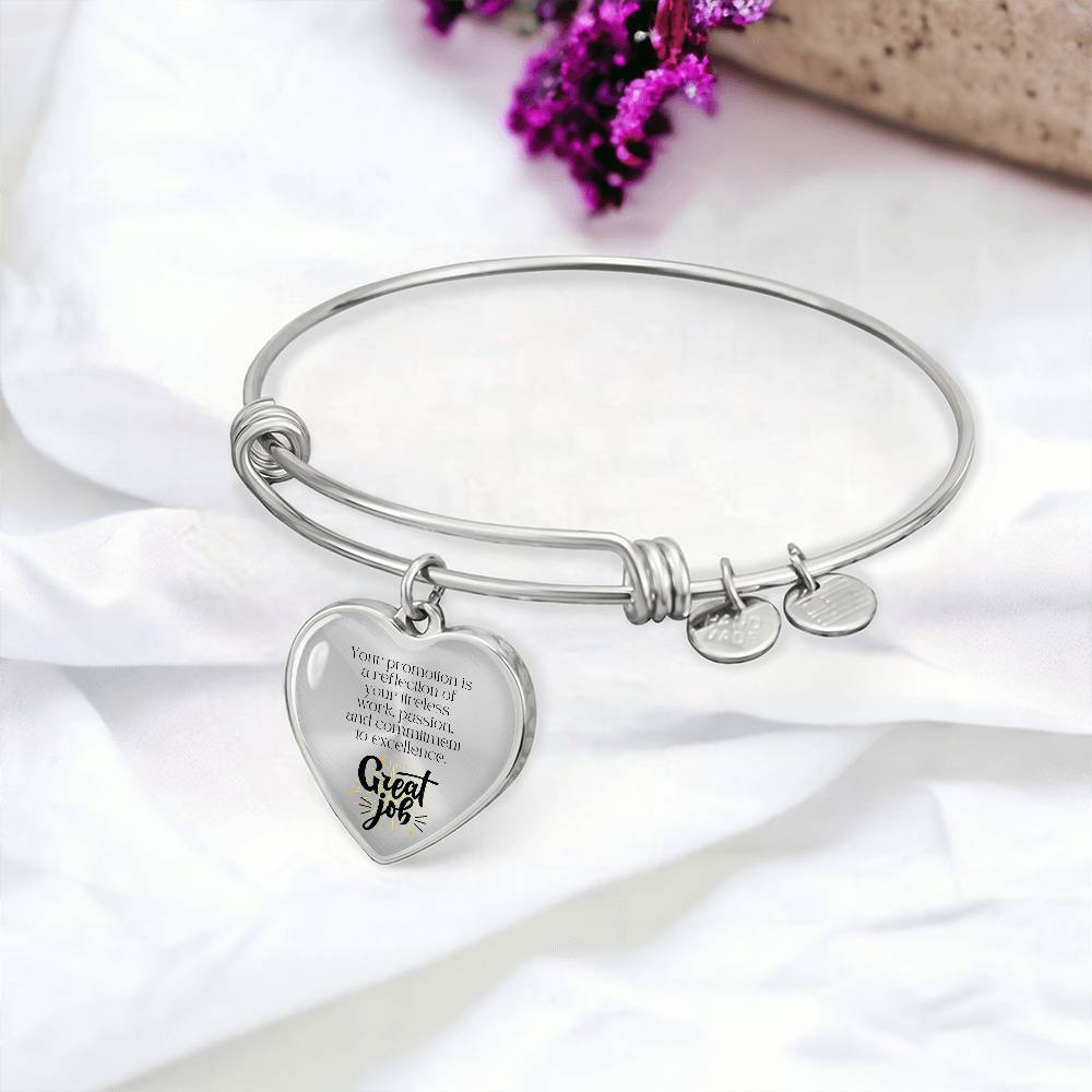 To the Promotion: Excellence in Motion Promotion Gift Bracelet – A Keepsake of Recognition and Pride