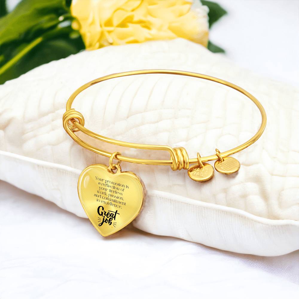 To the Promotion: Excellence in Motion Promotion Gift Bracelet – A Keepsake of Recognition and Pride