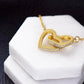 To My Granddaughter Necklace – Thank You, A Cherished Keepsake of Unconditional Love and Lasting Memories