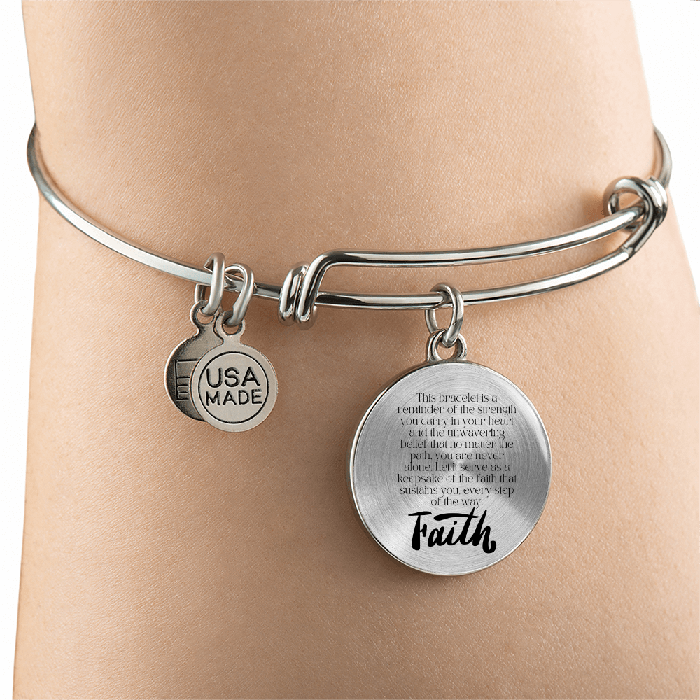Unwavering Faith" Keepsake Bracelet – A Symbol of Strength and Resilience