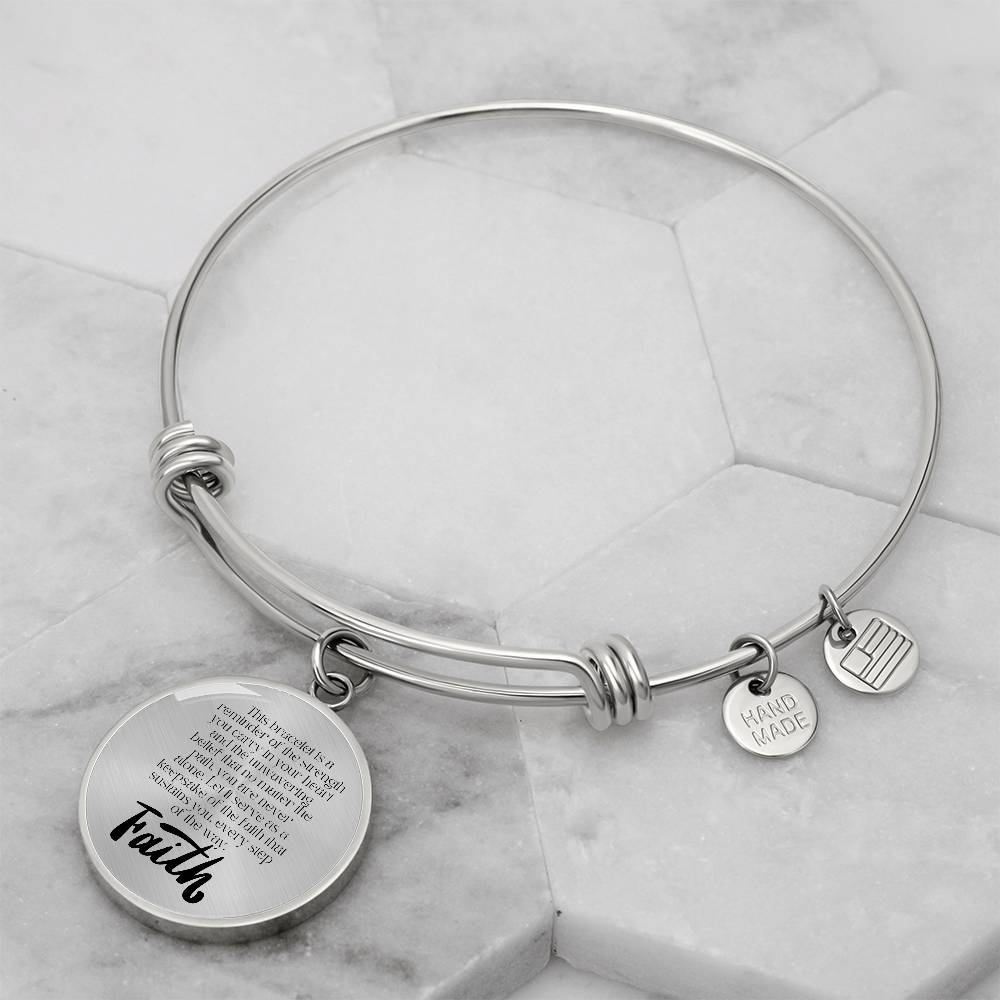 Unwavering Faith" Keepsake Bracelet – A Symbol of Strength and Resilience